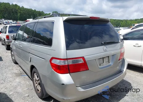 2005 Honda Odyssey Ex-L z USA, uszkodzony, nr VIN 5FNRL38745B083510
